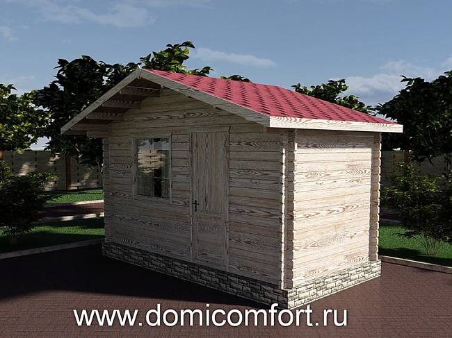 купить хозблок из бруса