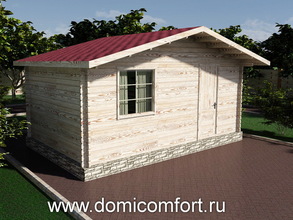 Хозблок из бруса 5х3